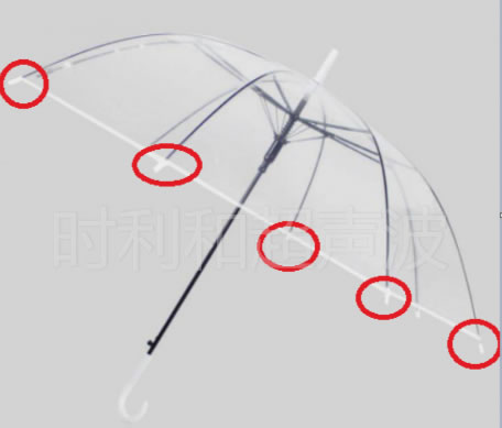 塑料雨伞骨架头超声波焊接
